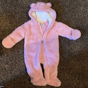 Carters baby hooded pram suit